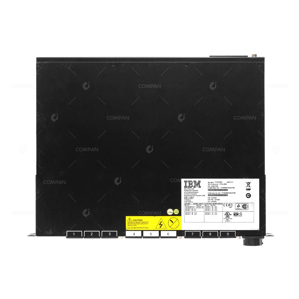 43V5981 IBM PDU OUTPUT 9X C19 3X C13 WITHOUT CABLE